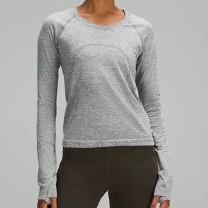 Lululemon Long Sleeve Grey Swiftly Tech